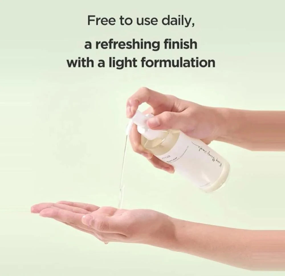 Anua Heartleaf pore control cleanser for oily skin in 200ml bottle with lightweight formulation
