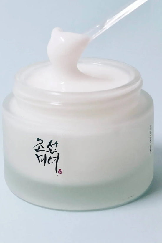 Beauty of Joseon cream in a glass jar with a smooth texture perfect for skincare routines