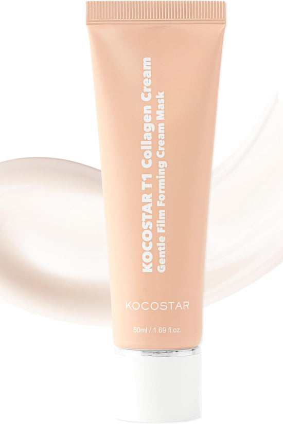 KOCOSTAR collagen cream mask in a 50ml tube for age-defying Korean skincare treatment