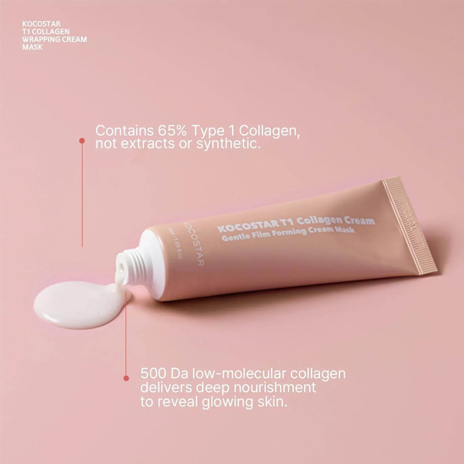 KOCOSTAR Collagen Cream Mask - Hydrating Skin Treatment - - Pinky Cosmetics -- United Arab Emirates -- Pinky Cosmetics