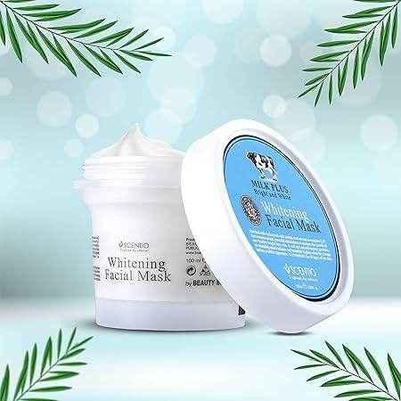 Scentio Milk Plus Whitening Facial Scrub 100ml - Natural Skin Care - Scentio -- United Arab Emirates -- Pinky Cosmetics