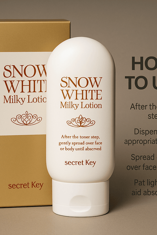 Secret Key Snow White Milky Lotion - Instant Brightening - Body Lotions - Secret Key -- United Arab Emirates -- Pinky Cosmetics