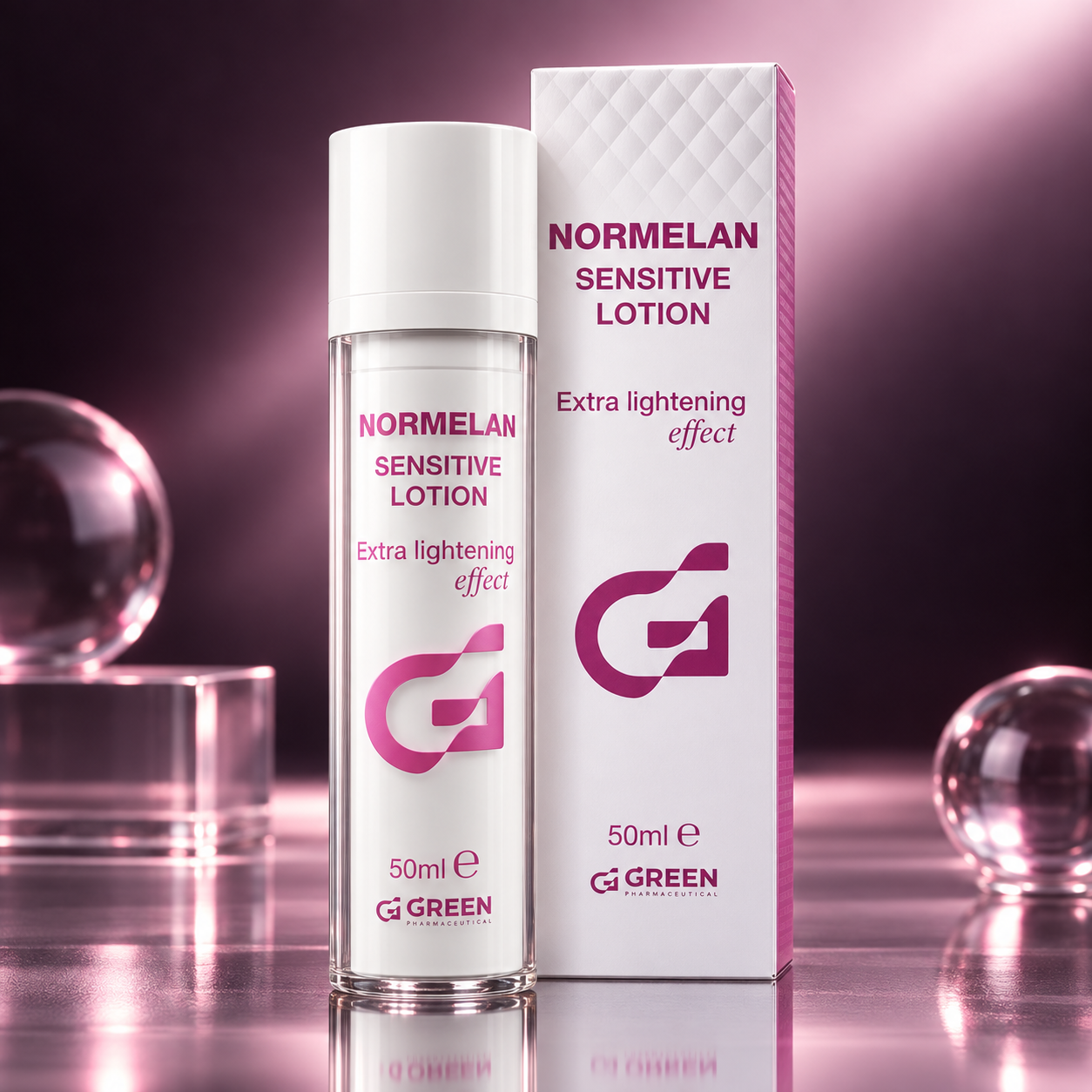 Normelan Sensitive Lightening Lotion (50ml) G Green Pharmaceutical Skin Lightening Lotion  Pinky Cosmetics