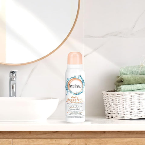 Femfresh Daily Deodorant Spray - Long Lasting Fresh Femfresh Deodorant  Pinky Cosmetics