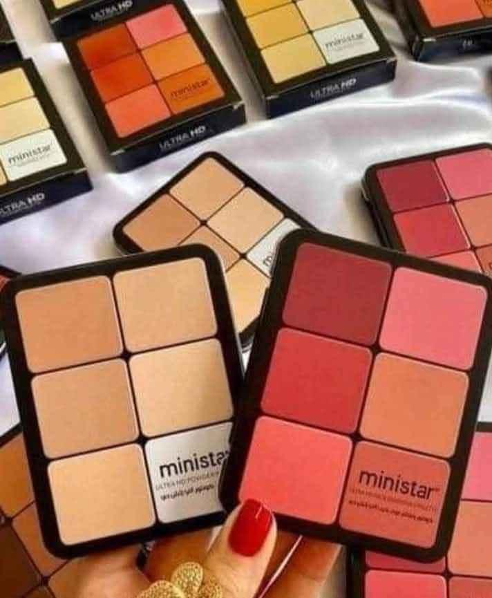 Ministar Ultra HD Palette - Professional Face Contouring - Face Palette - Ministar -- United Arab Emirates -- Pinky Cosmetics