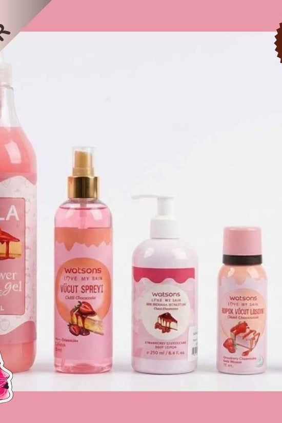 Strawberry Cheesecake Body Care Set - Sweet Hydration Bundle