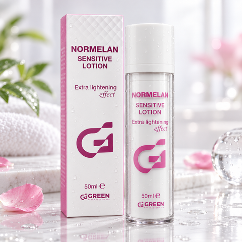 Normelan Sensitive Lightening Lotion (50ml) G Green Pharmaceutical Skin Lightening Lotion  Pinky Cosmetics