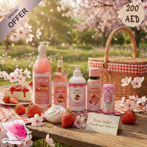 Strawberry Cheesecake Body Care Set - Sweet Hydration Bundle - offer set - Watsons -- United Arab Emirates -- Pinky Cosmetics