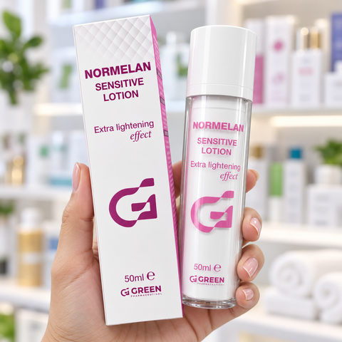 Normelan Sensitive Lightening Lotion (50ml) G Green Pharmaceutical Skin Lightening Lotion  Pinky Cosmetics