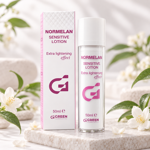 Normelan Sensitive Lightening Lotion (50ml) G Green Pharmaceutical Skin Lightening Lotion  Pinky Cosmetics