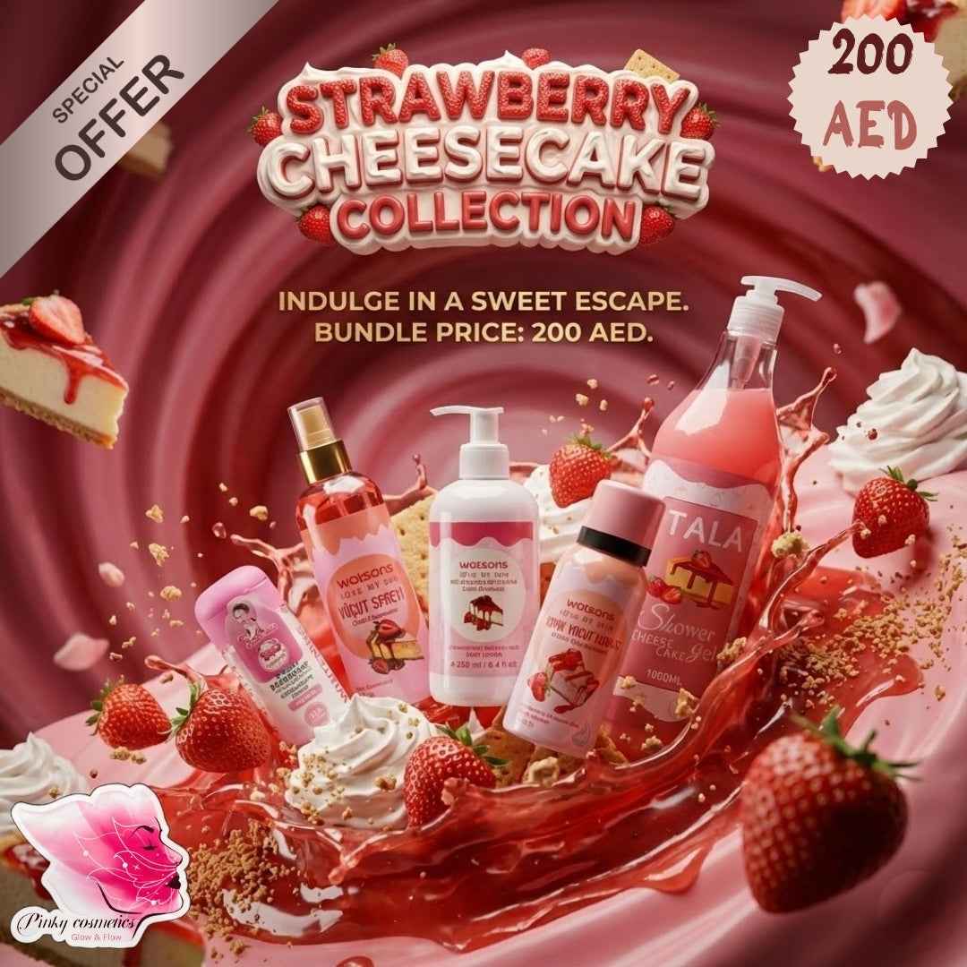 Strawberry Cheesecake Body Care Set - Sweet Hydration Bundle
