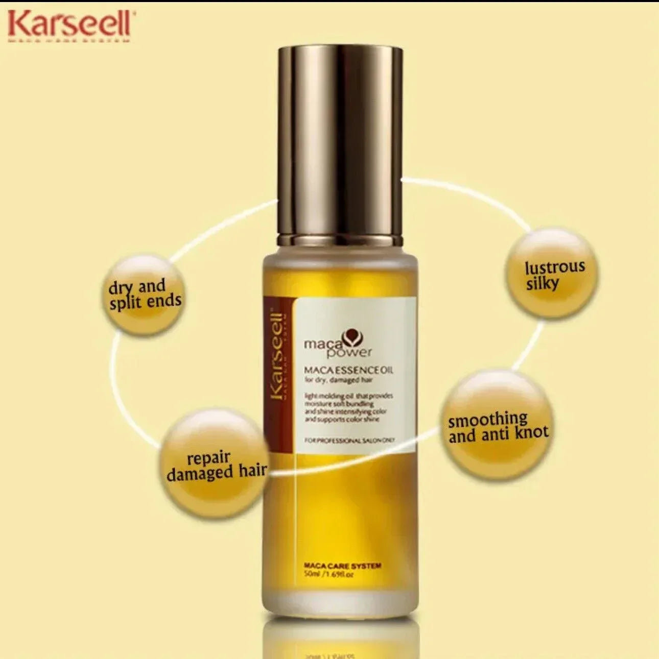 Karseell Magic Power Collagen Set - Ultimate Hair Repair - Hair set (shampoo, mask, oil) - Karseell -- United Arab Emirates -- Pinky Cosmetics