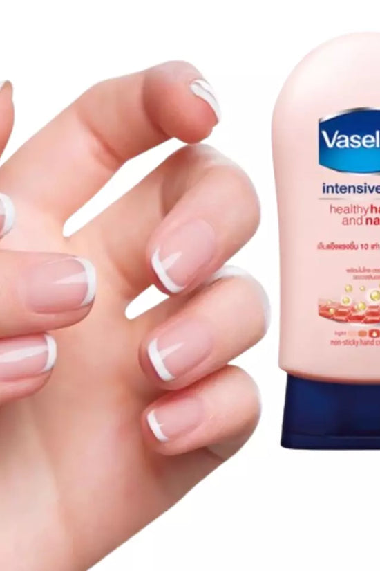 Vaseline Intensive Care Healthy Hand and Nail lotion Moisturize Stronger 85ml. - Pinky Cosmetics