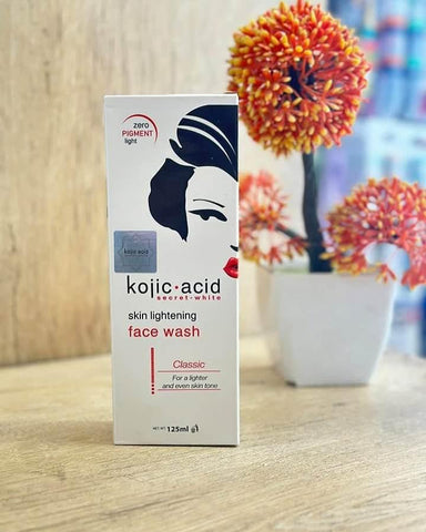 Kojic Acid Secret-White Skin Lightening Face Wash Classic - Skin Lightening Face Cleanser - Kojic Acid Secret-White -- United Arab Emirates -- Pinky Cosmetics