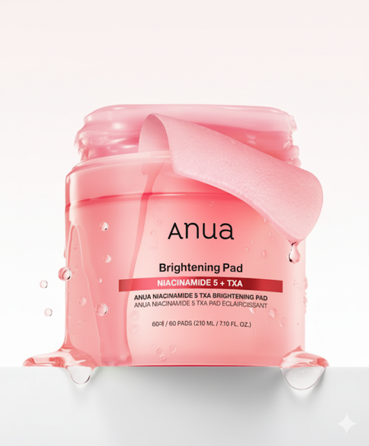 Anua Brightening Pad - Niacinamide 5% TXA Glow Booster Anua Exfoliating Pads  Pinky Cosmetics