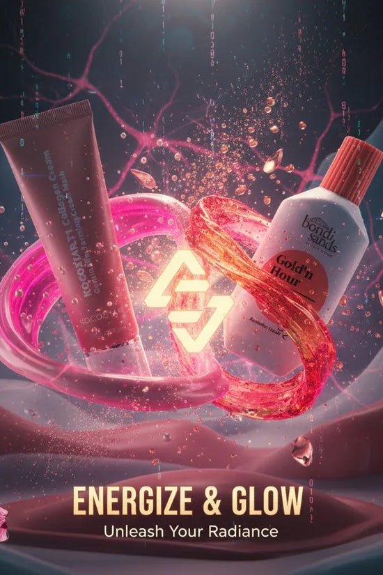 BS Vitamin C Serum & Kocostar Collagen Mask Bundle - offer set - Pinky Cosmetics -- United Arab Emirates -- Pinky Cosmetics