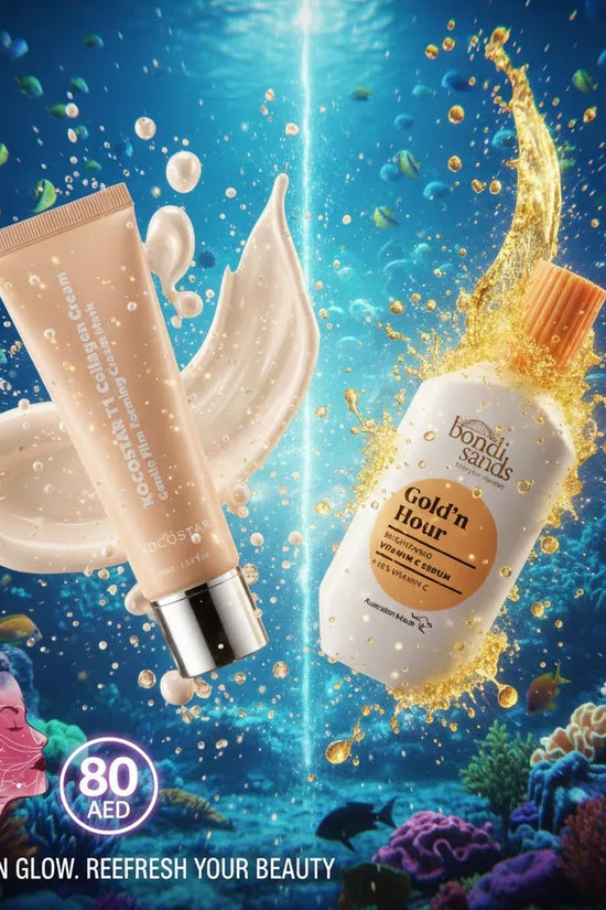 BS Vitamin C Serum & Kocostar Collagen Mask Bundle - offer set - Pinky Cosmetics -- United Arab Emirates -- Pinky Cosmetics