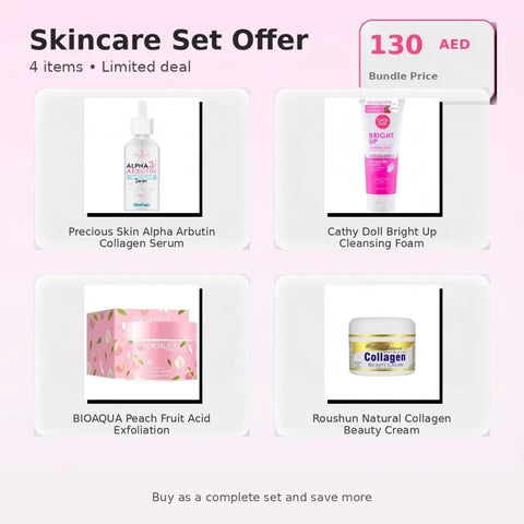 Brightening Skincare Set - Pinky Bundle Deal - offer set - Pinky Cosmetics -- United Arab Emirates -- Pinky Cosmetics