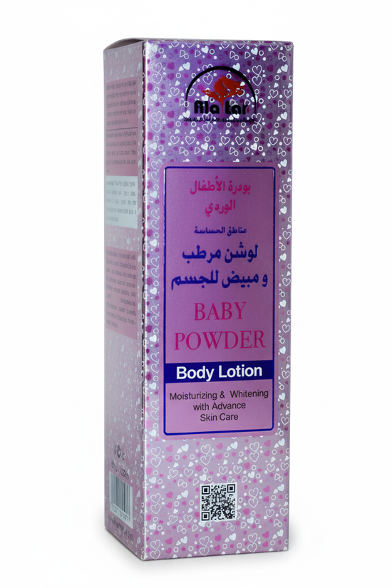 Baby Powder Body Lotion - Fila Tar Moisturizing Whitening Ala Tar Body Lotions  Pinky Cosmetics